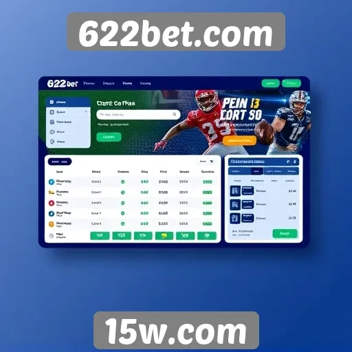 Interface do usuário em 622bet.com é intuitiva